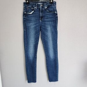 Good American High-Rise Skinny  Ankle Jeans/  4/27